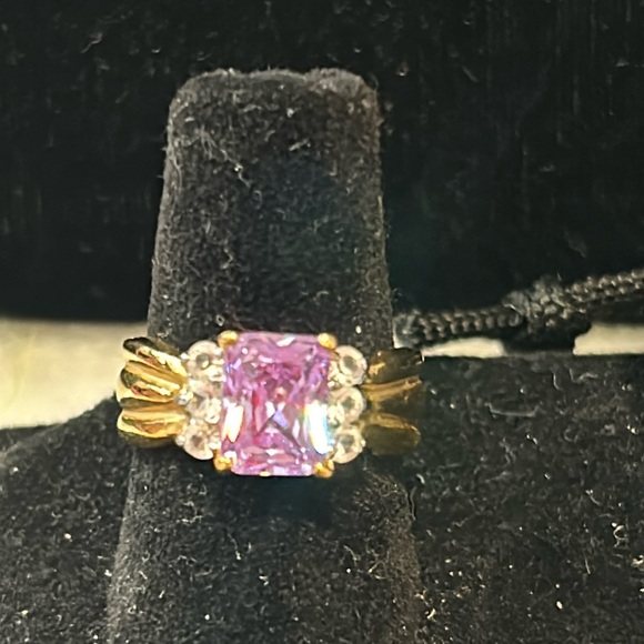 Vintage Talia Light Tanzanite Purple Ring, sz 5-boutique - Picture 2 of 6